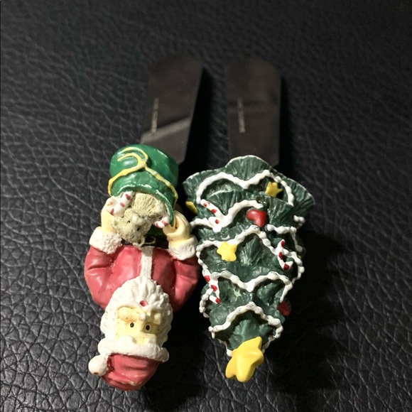 Christmas Decor Butter Spreaders stainless with Santa Claus & Christmas Tree - Picture 4 of 5